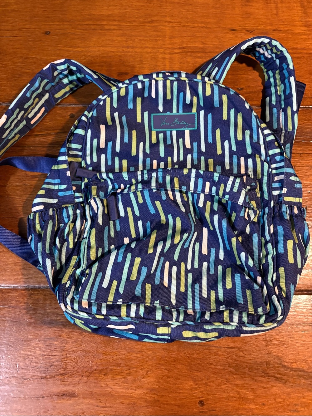 Vera Bradley Navy Multi-Color Dash Backpack